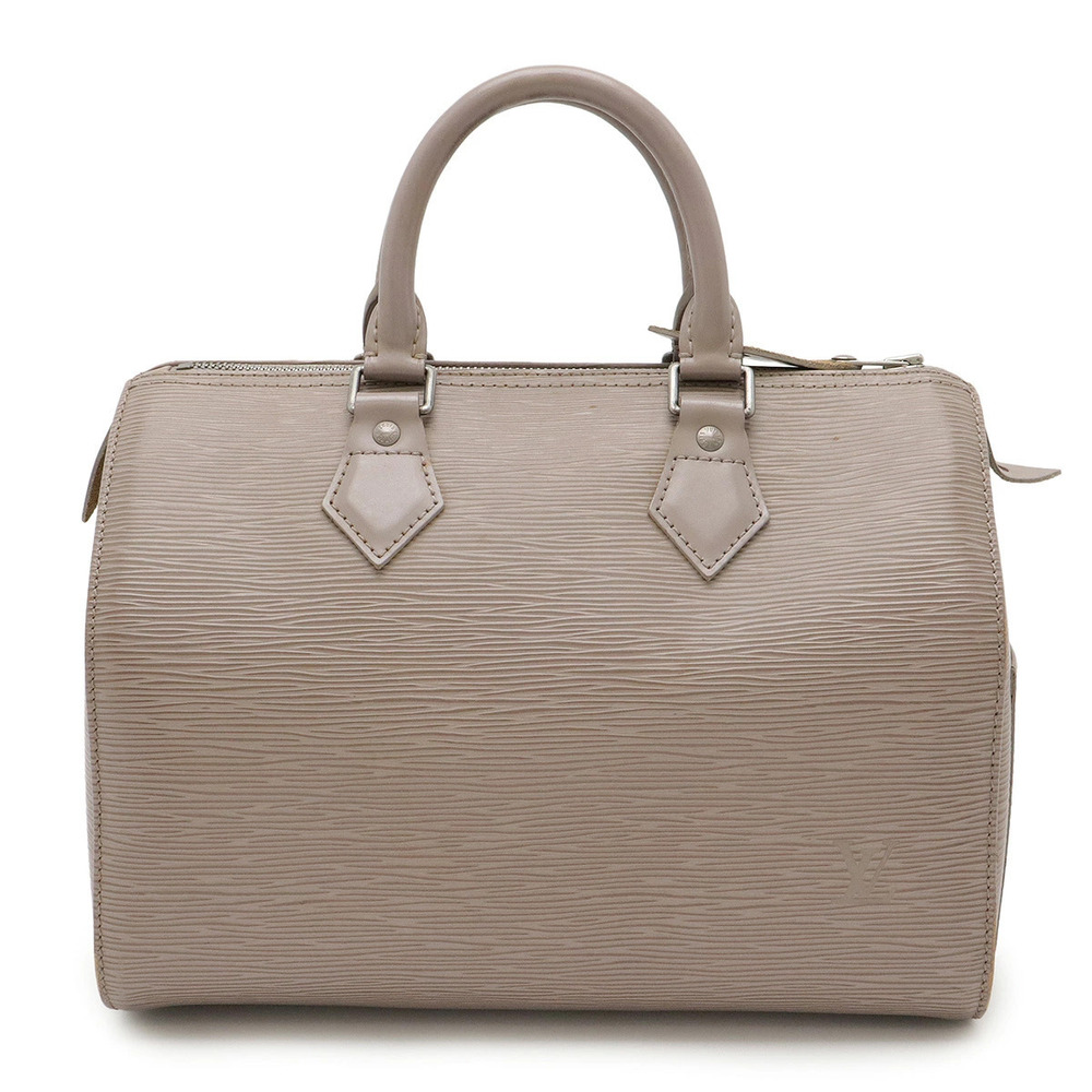 LOUIS VUITTON Epi Speedy Handbag Boston Bag Leather Lilac